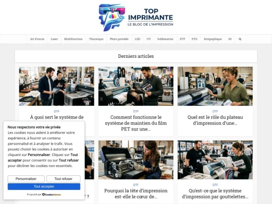 Un site pour comparer les imprimantes et leurs consommables