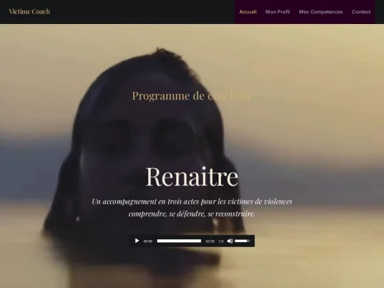Coach en reconstruction après violences psychologiques
