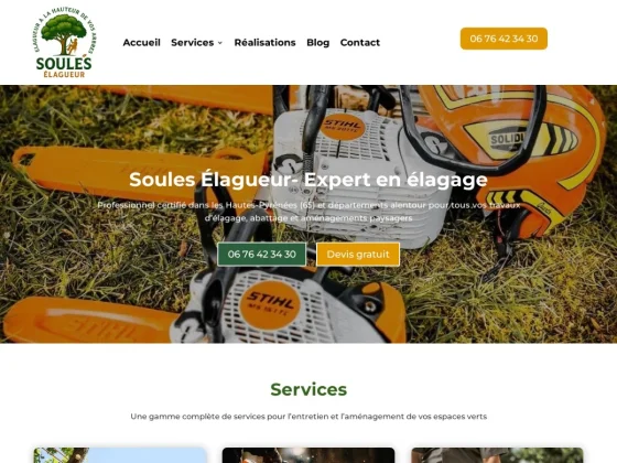 Soules Élagage – Arboriste grimpeur Hautes-Pyrénées (65)