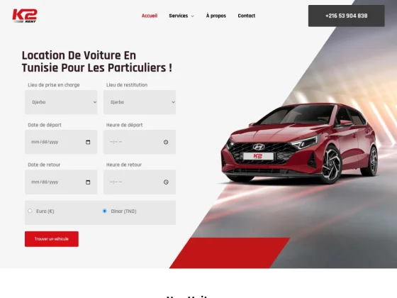 Agence location voiture - K2rent