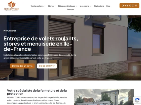 Menuistores - Menuiserie et fermetures en Île-de-France