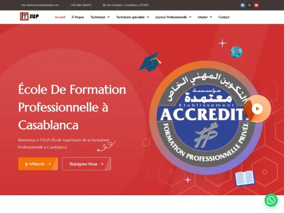 ITSUP, École de Formation Professionnelle Casablanca