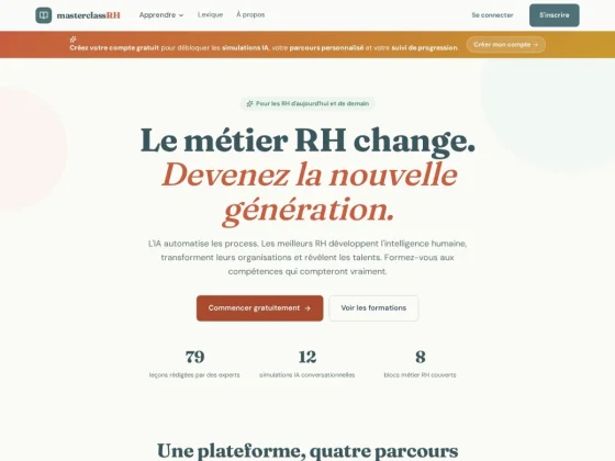 Masterclass RH, l'IA et la matière juridique