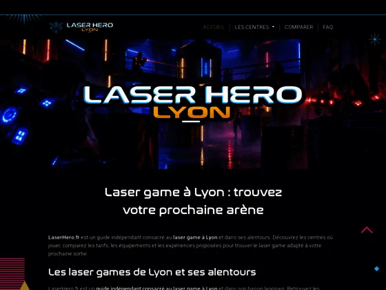 LaserHero – Guide des laser games à Lyon et aux alentours