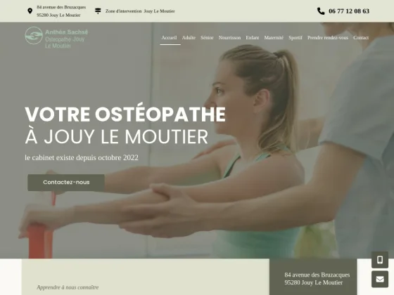 Anthea Sachse Ostéopathe | Soins et accompagnement