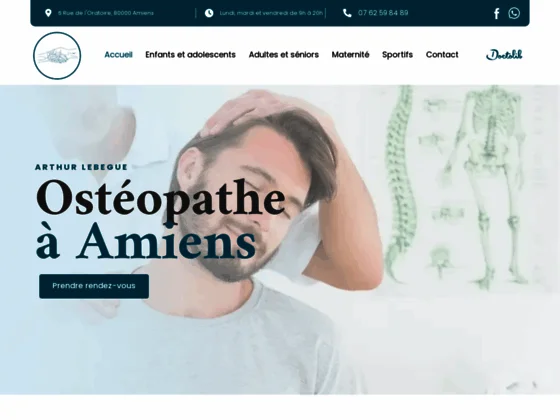 Ostéopathe Amiens – Adultes, Enfants, Sportifs
