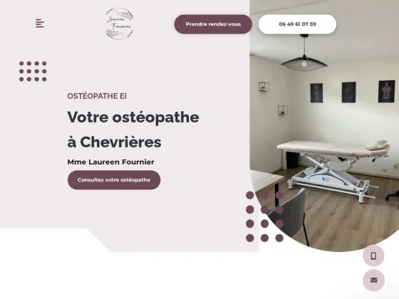 Laureen Fournier | Ostéopathe à Chevrières