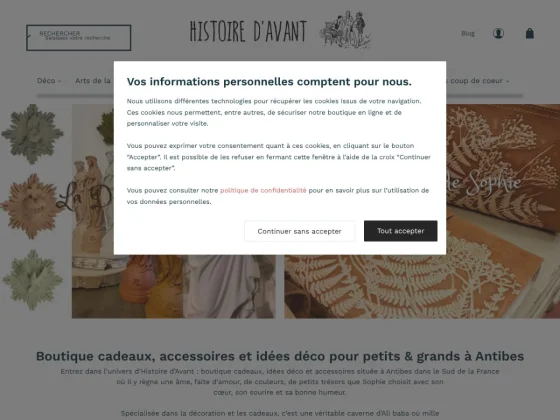Boutique cadeaux Antibes - Histoire d’Avant